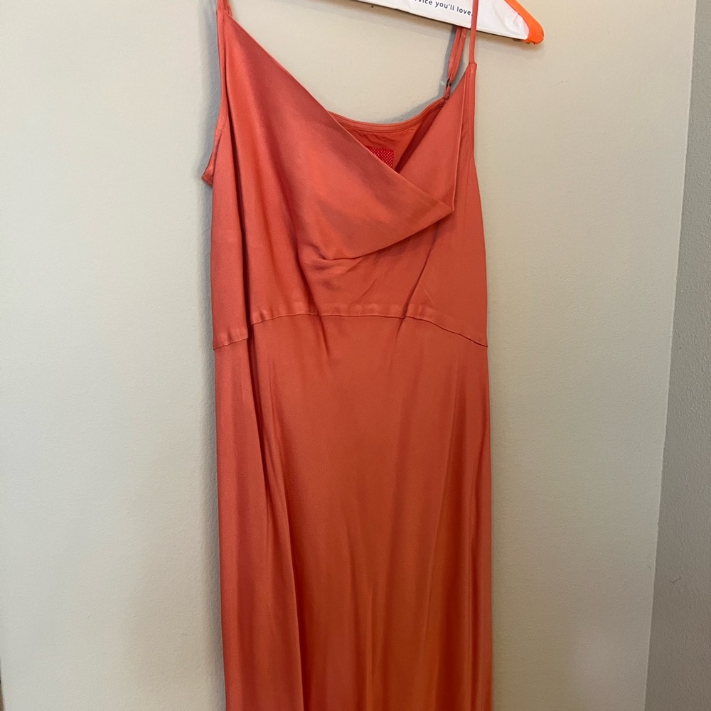 Anthropologie silk slip dress